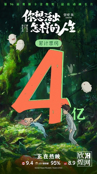 票房破4亿！《你想活出怎样的人生》领跑清明档-欣煌影投